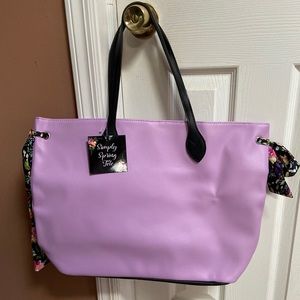Purple Tote Bag